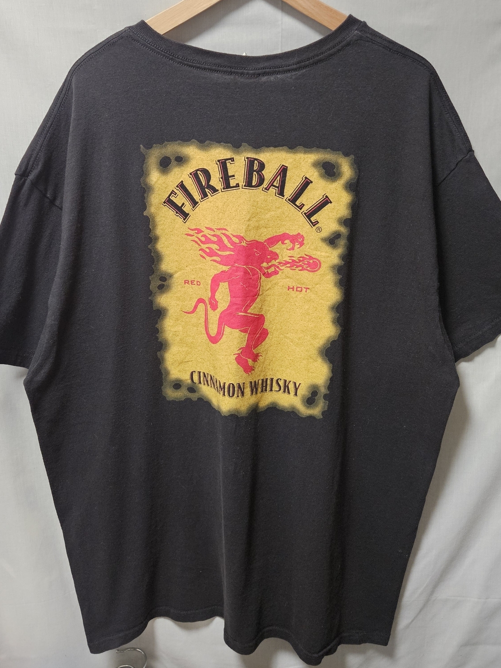 Black Delta Vintage Firevall Short-Sleeve Tee - Cinnamon Whisky sz 2XL